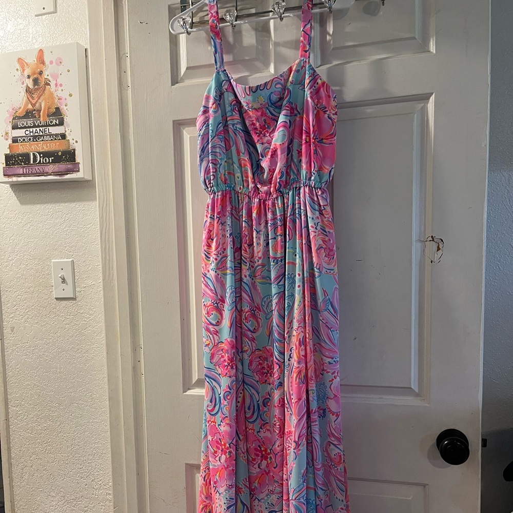 Colorful Floral Maxi Dress